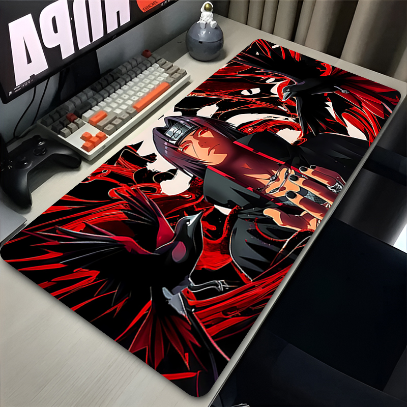 Tech Accessories For Desk - Mouse Pad Gamer Larger XXL Uchiha