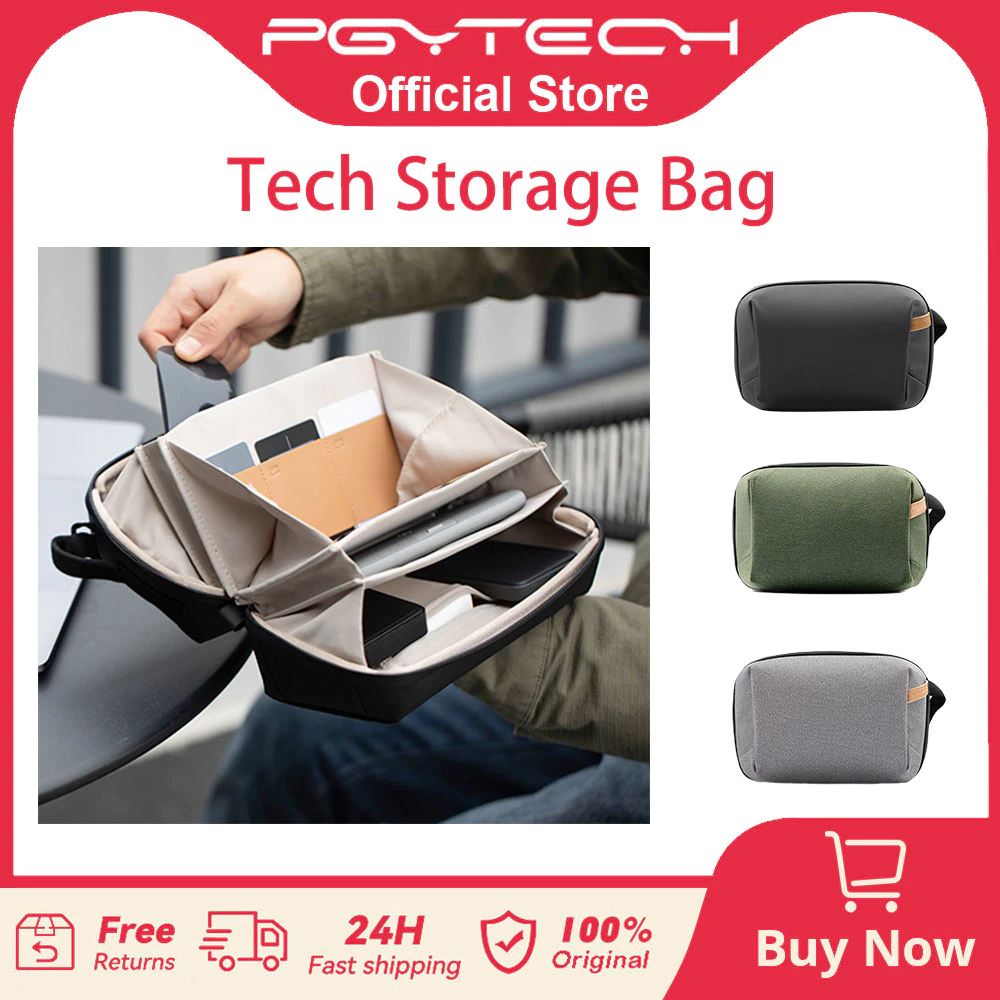 Tech Accessories Storage - PGYTECH Tech Accessories Pouch Waterproof Small