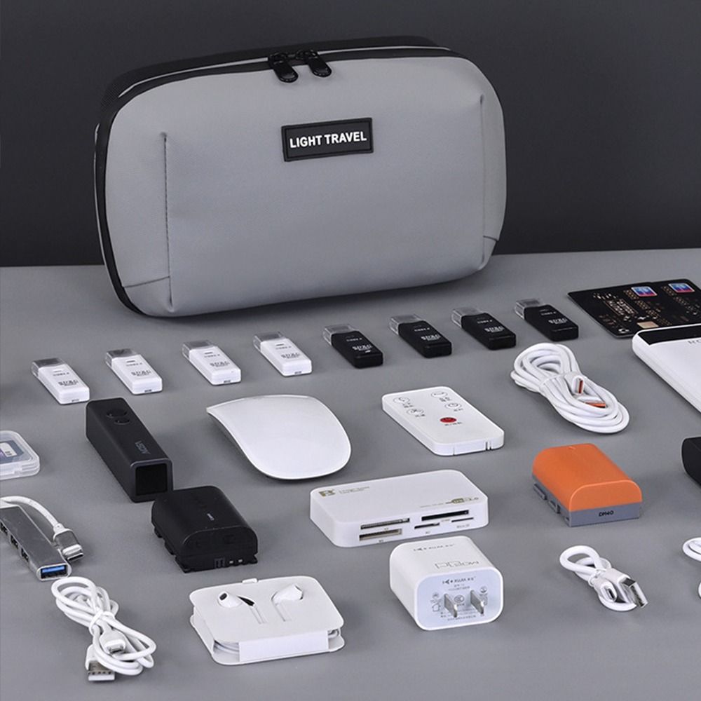 Tech Accessories Storage - Portable Data Cable Storage Bag Large