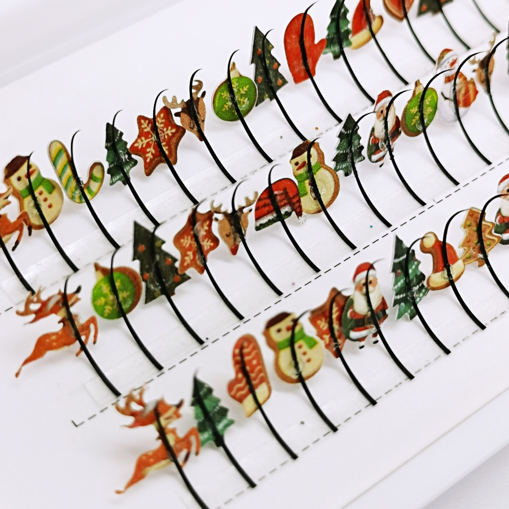 Tech Accessories For Christmas - Halloween False Eyelash Extensions Colorful Cosplay