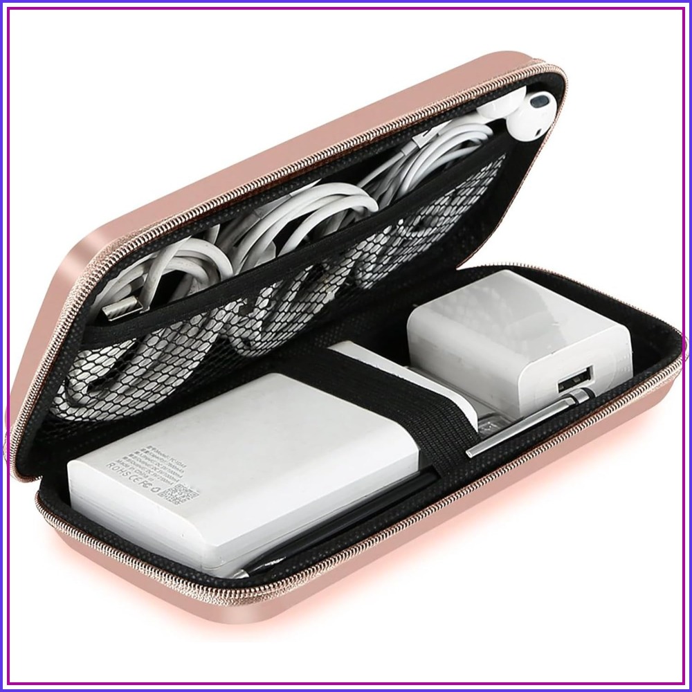 Tech Accessories For Men - Travel Essential Electronics Organizer Pouch Charger