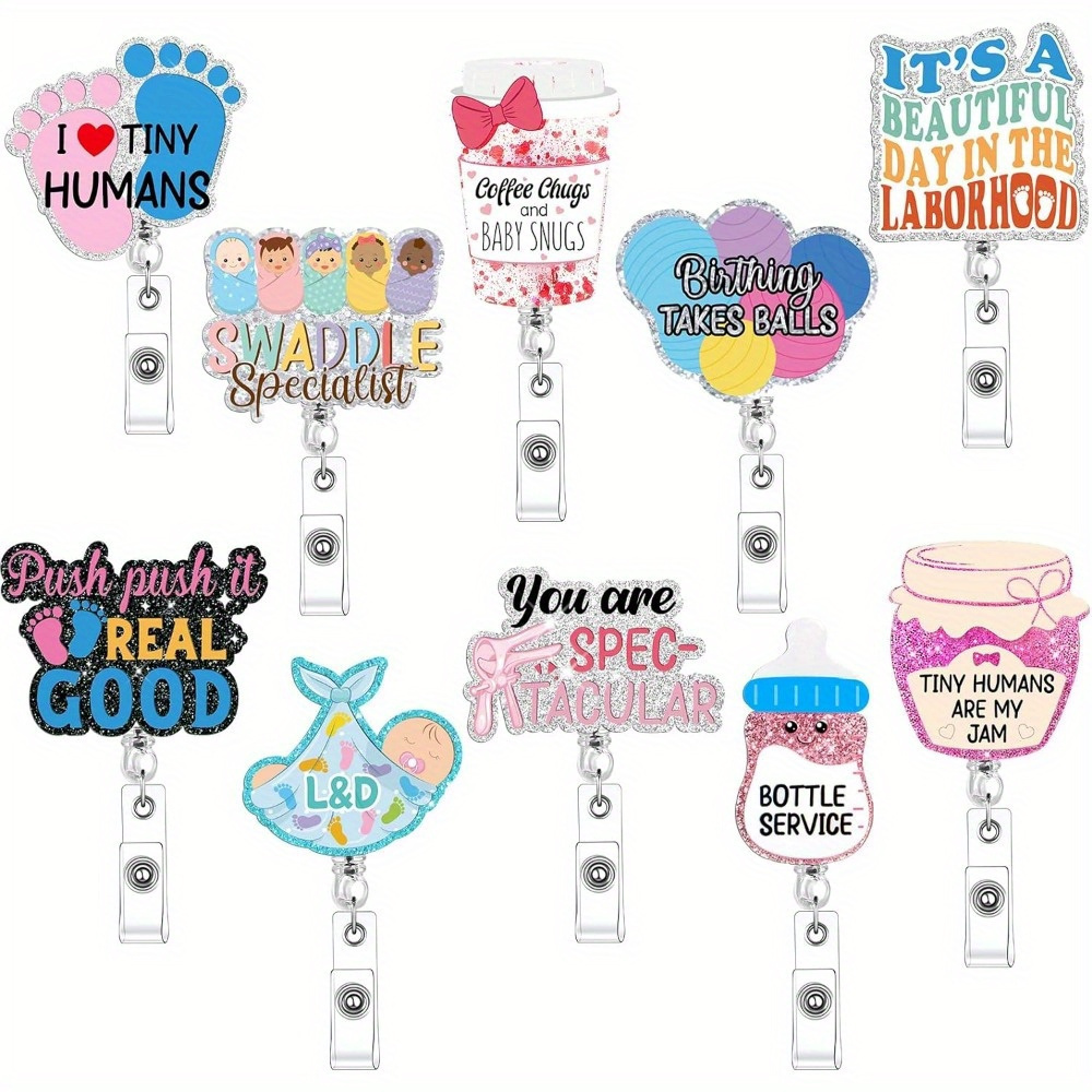 10 Pcs Labor & Delivery Nurse  - Xray Tech Accessories 评论和价格
