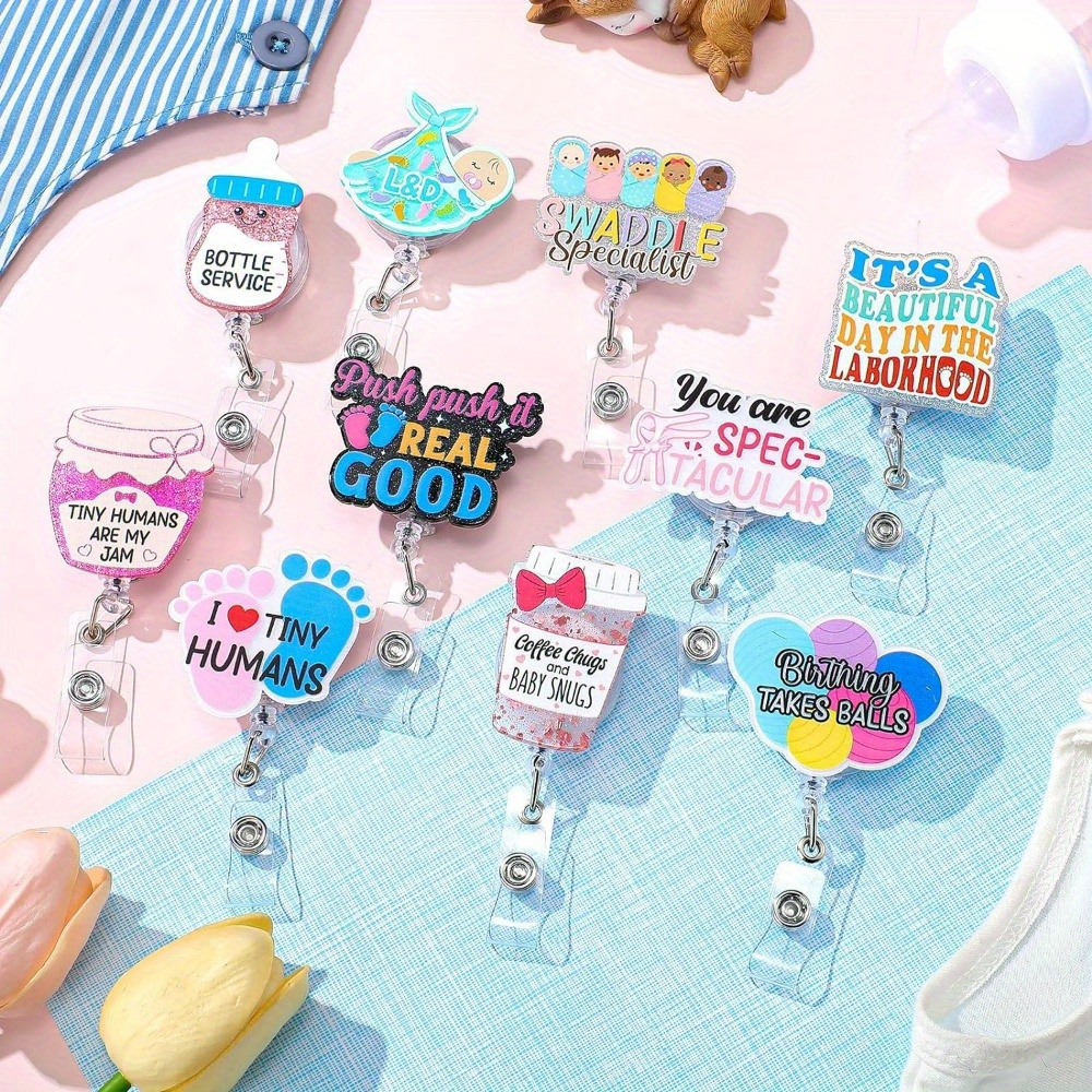10 Pcs Labor & Delivery Nurse  - Xray Tech Accessories 评论和价格