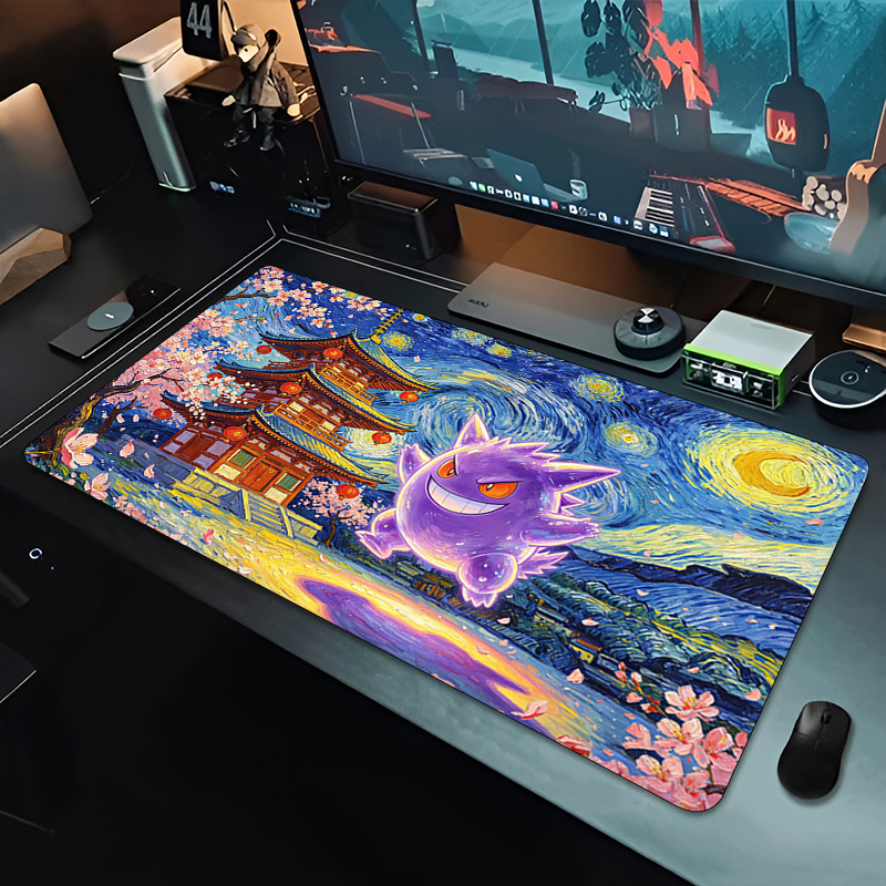 Anime Mouse Pad Pokemon Gengar - Tech Accessories For Desk 评论和价格