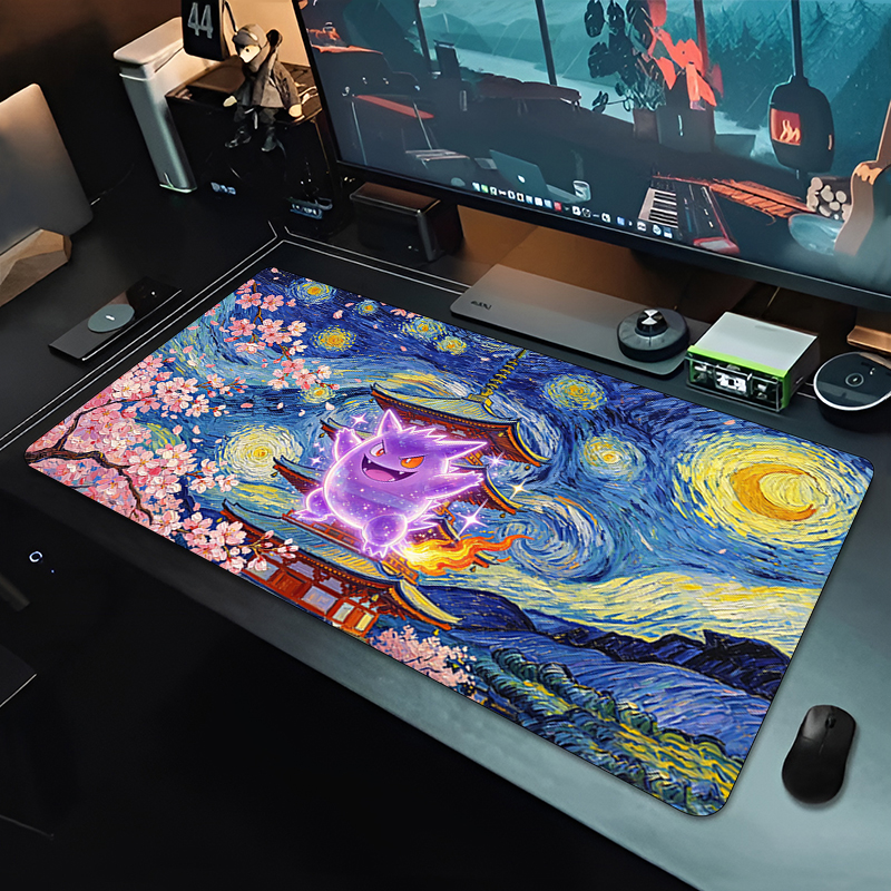 Anime Mouse Pad Pokemon Gengar - Tech Accessories For Desk 评论和价格