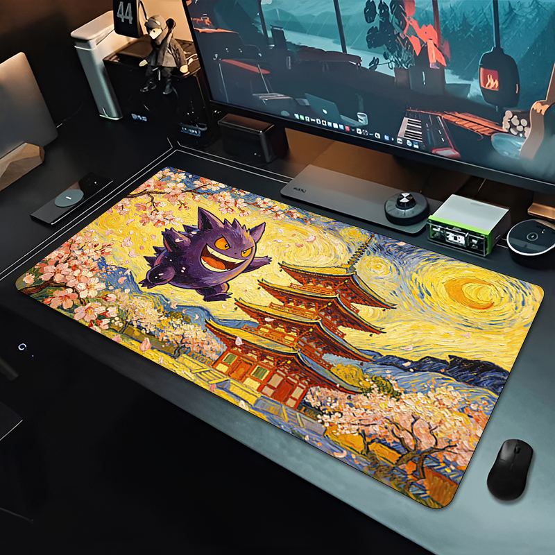 Anime Mouse Pad Pokemon Gengar - Tech Accessories For Desk 评论和价格