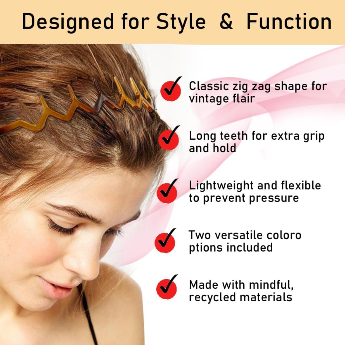 Zig Zag Headbands, Recycled Pl - Tech Accessories For Men 评论和价格