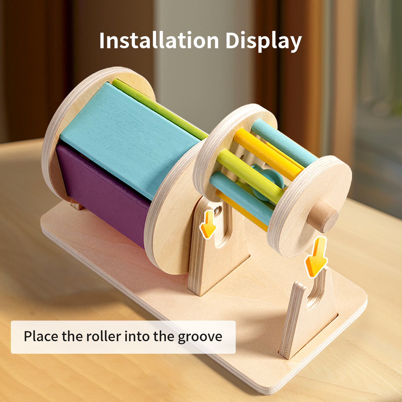 Wooden Montessori Color Rollin - Tech Accessories Gifts 评论和价格