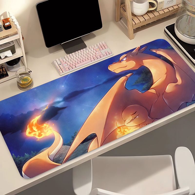 Anime Mouse Pad Pokemon Chariz - Tech Accessories For Desk 评论和价格