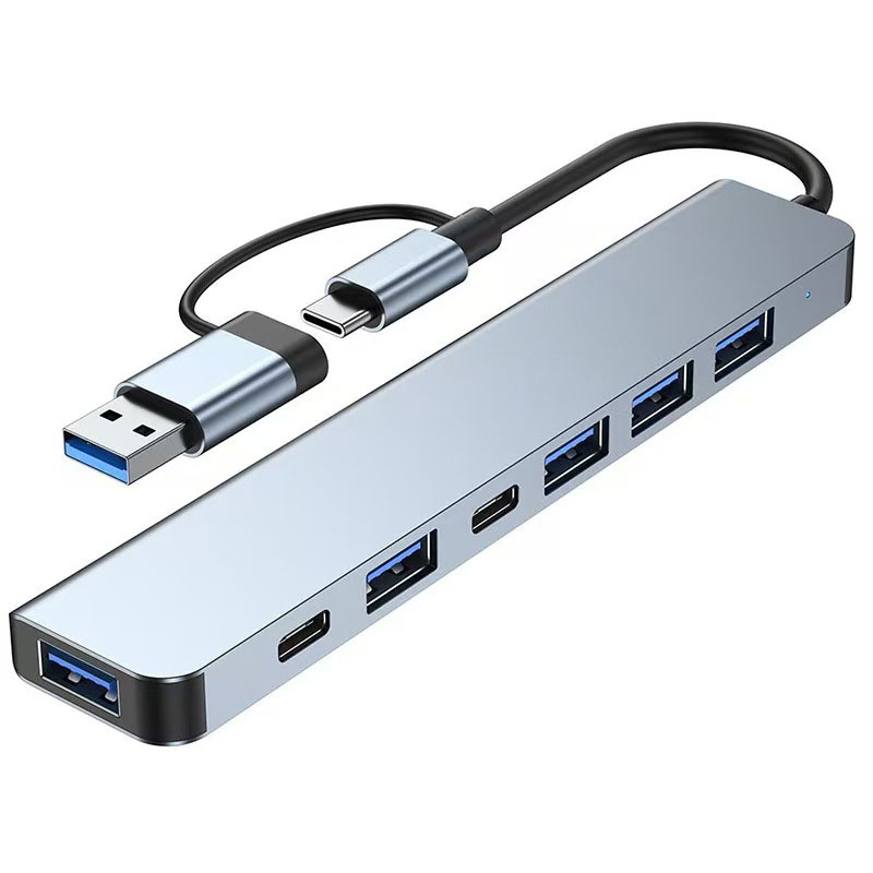 7 Ports USB A C Hub Concentrat - Usb Hub 7 Port 评论和价格
