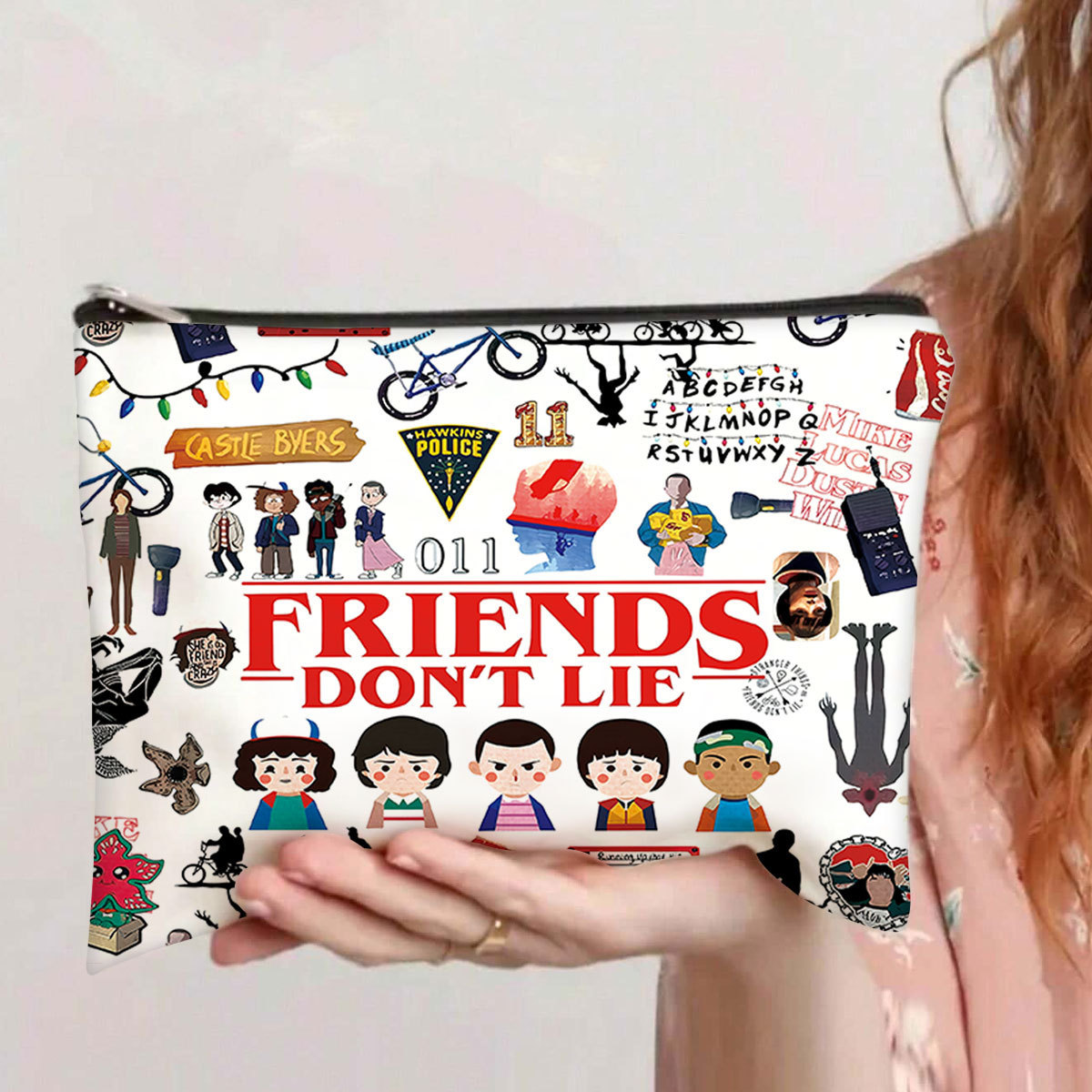 1 PC Women Printed Canvas Make - Tech Accessories Storage 评论和价格