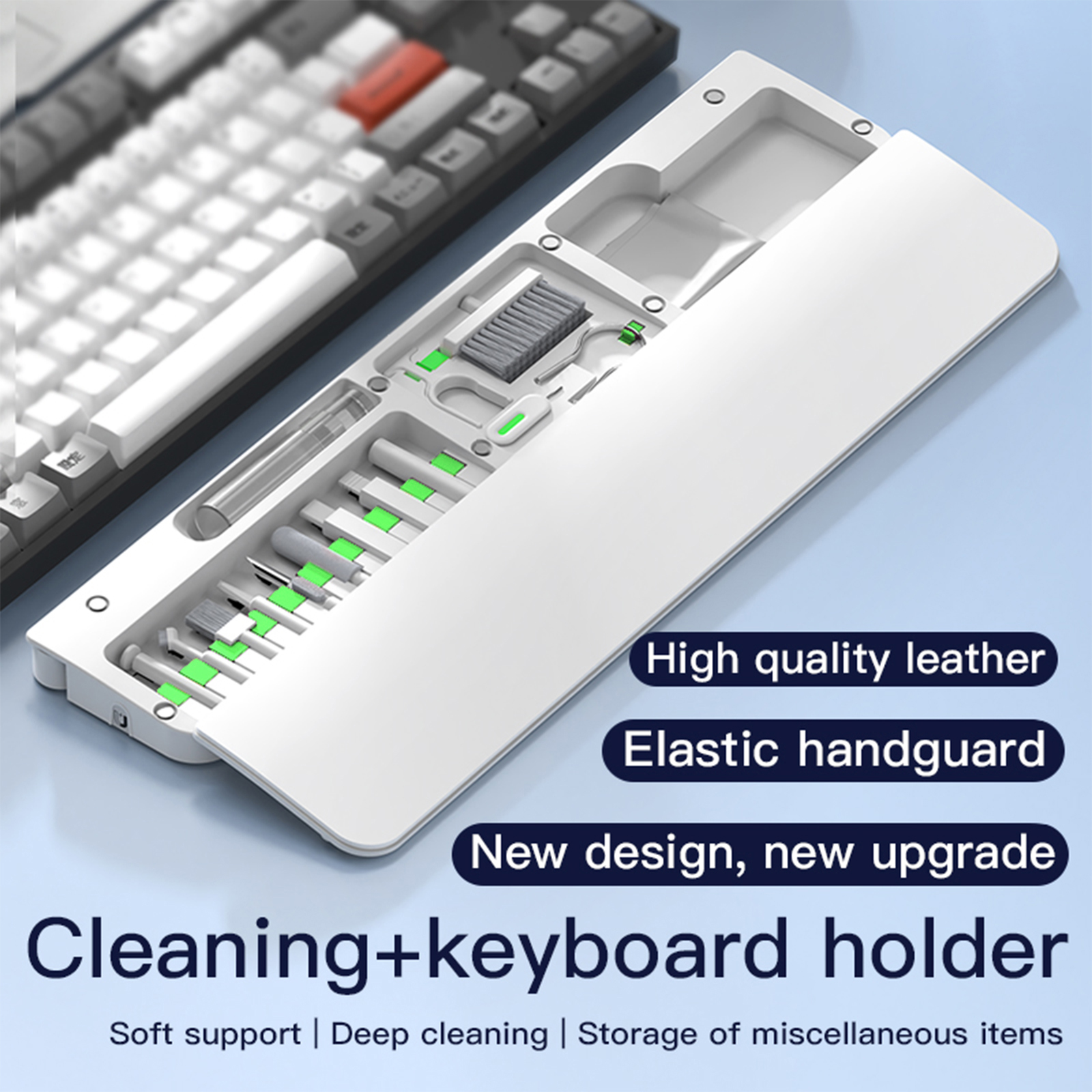 ABS & Leather Hand Wrist Rest  - Keyboard Wrist Pad Leather 评论和价格