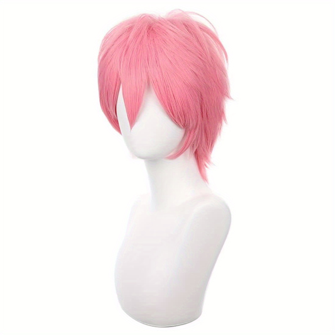 Short Pink Cosplay Wig Short S - Tech Accessories For Men 评论和价格