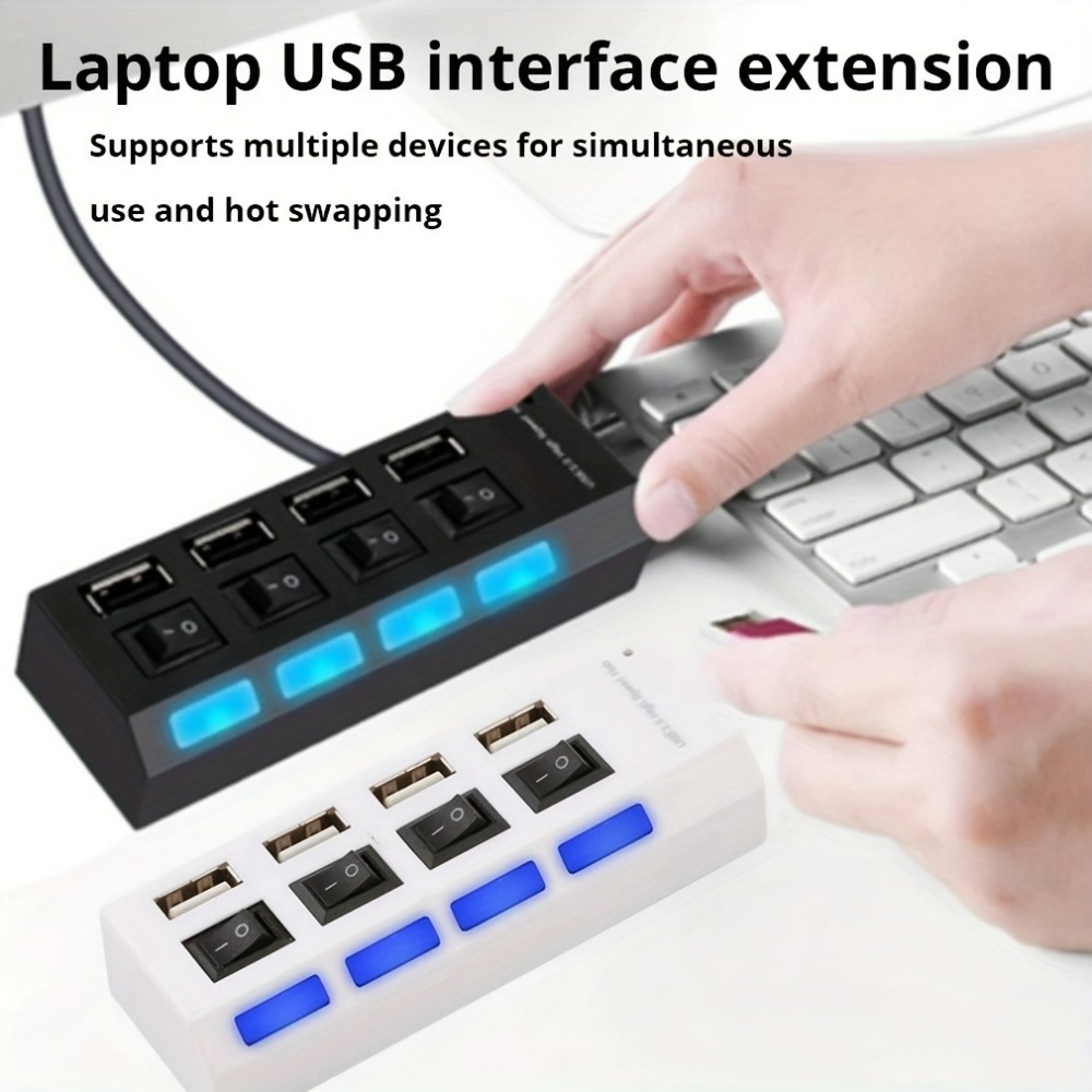 4/7 Port USB 2.0 Hub High Spee - Usb Hub 7 Port 评论和价格
