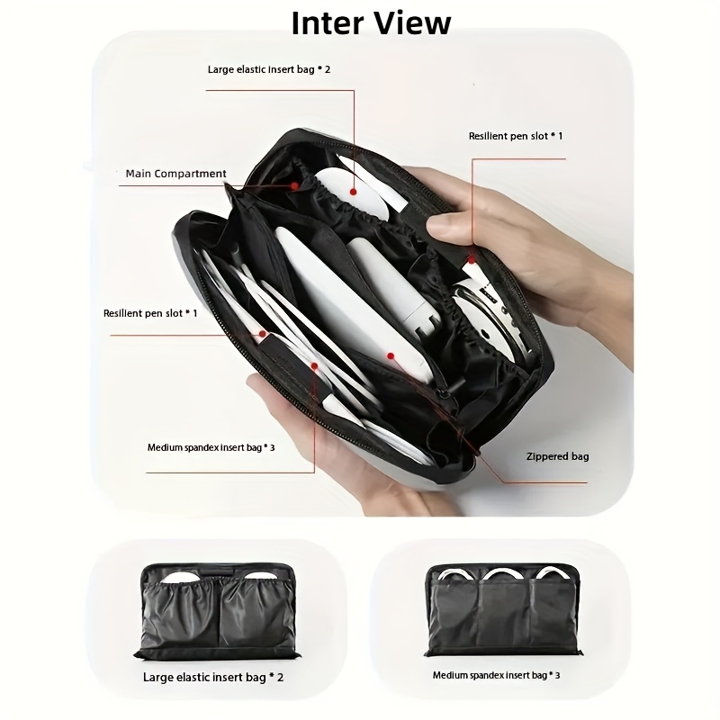 Portable Multi-Compartment Tec - Tech Accessories Storage 评论和价格