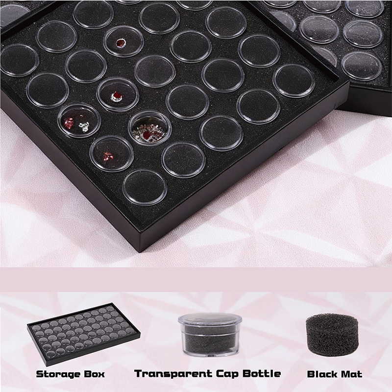 Nail Jewelry Storage Box Clear - Tech Accessories Box 评论和价格
