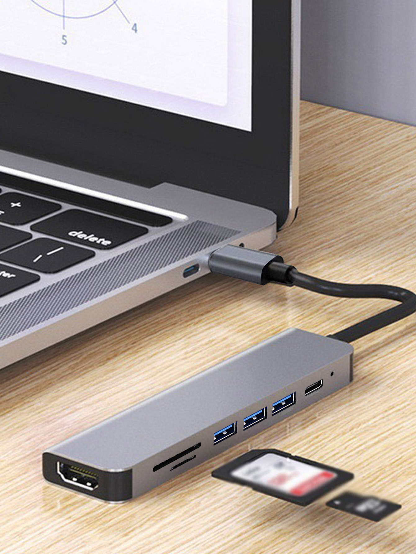 Cross-border 7-in-1 USB hub wi - Usb Hub 7 Port 评论和价格