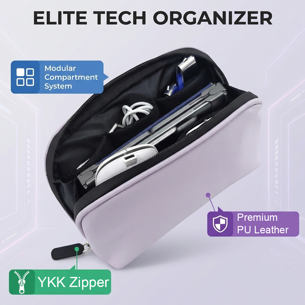 Tech Organizer Bag Portable El - Tech Accessories Storage 评论和价格