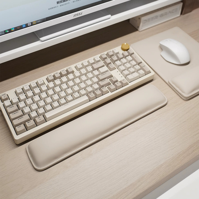 Keyboard Wrist Pad Customized  - Keyboard Wrist Pad Leather 评论和价格