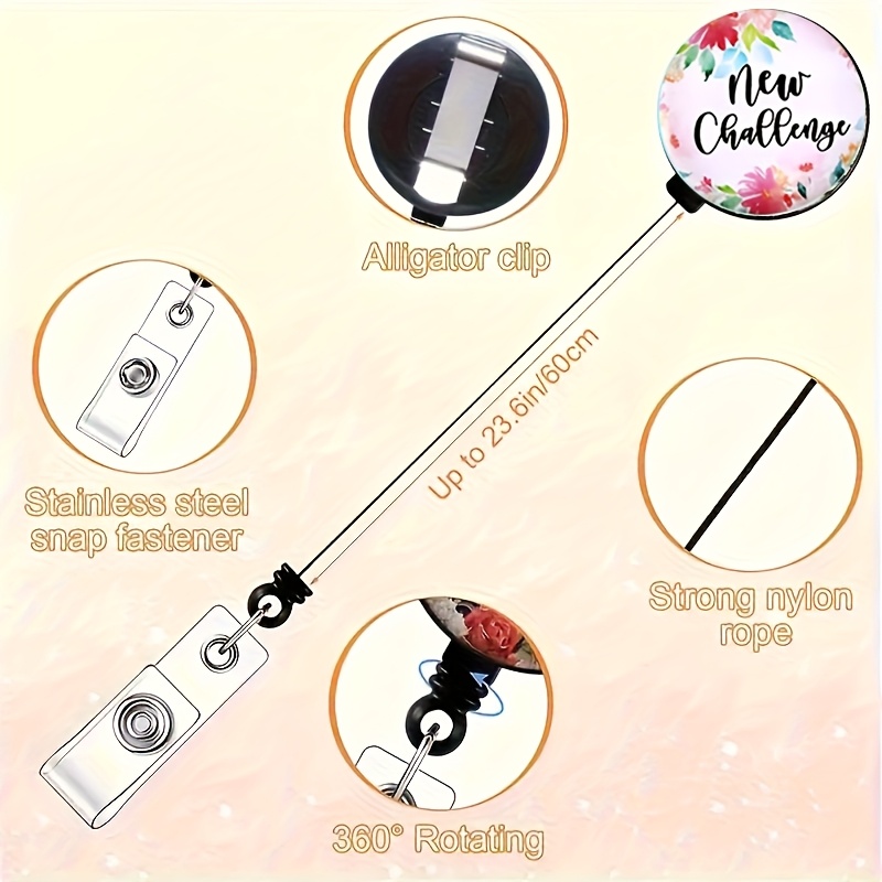 Cute nurse badge reel retracta - Xray Tech Accessories 评论和价格