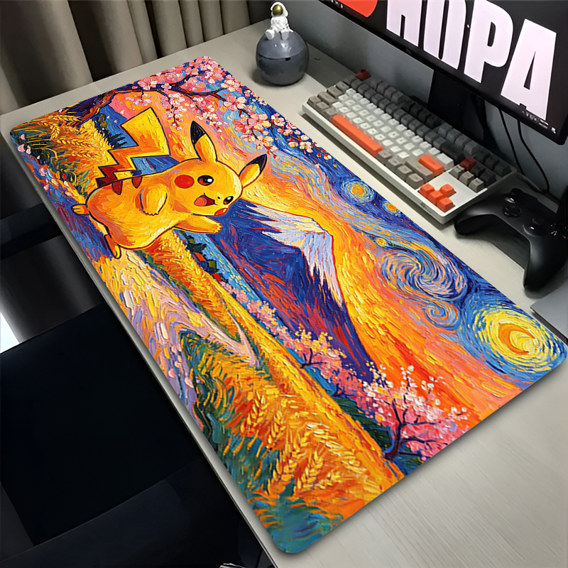 Mouse Pad Pokemon Pikachus Rub - Tech Accessories For Desk 评论和价格