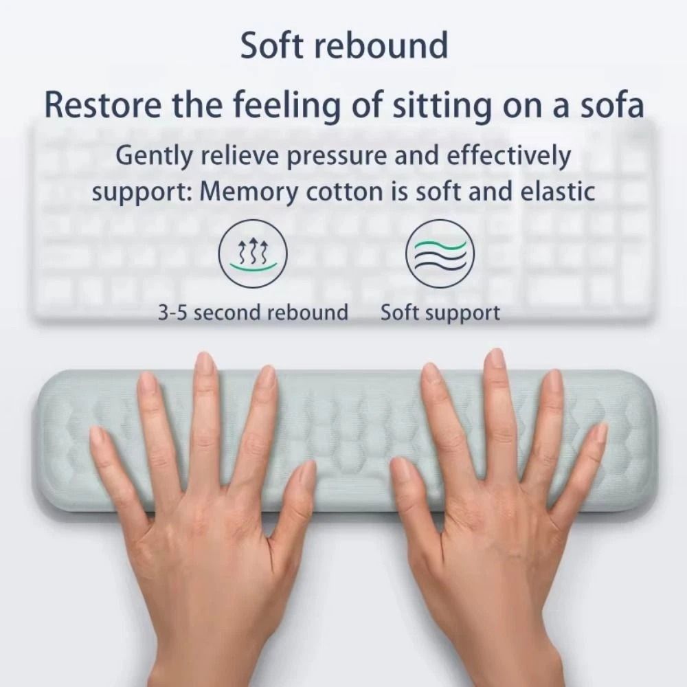 Creative Ergonomic Mouse Pad W - Keyboard Wrist Pad Leather 评论和价格