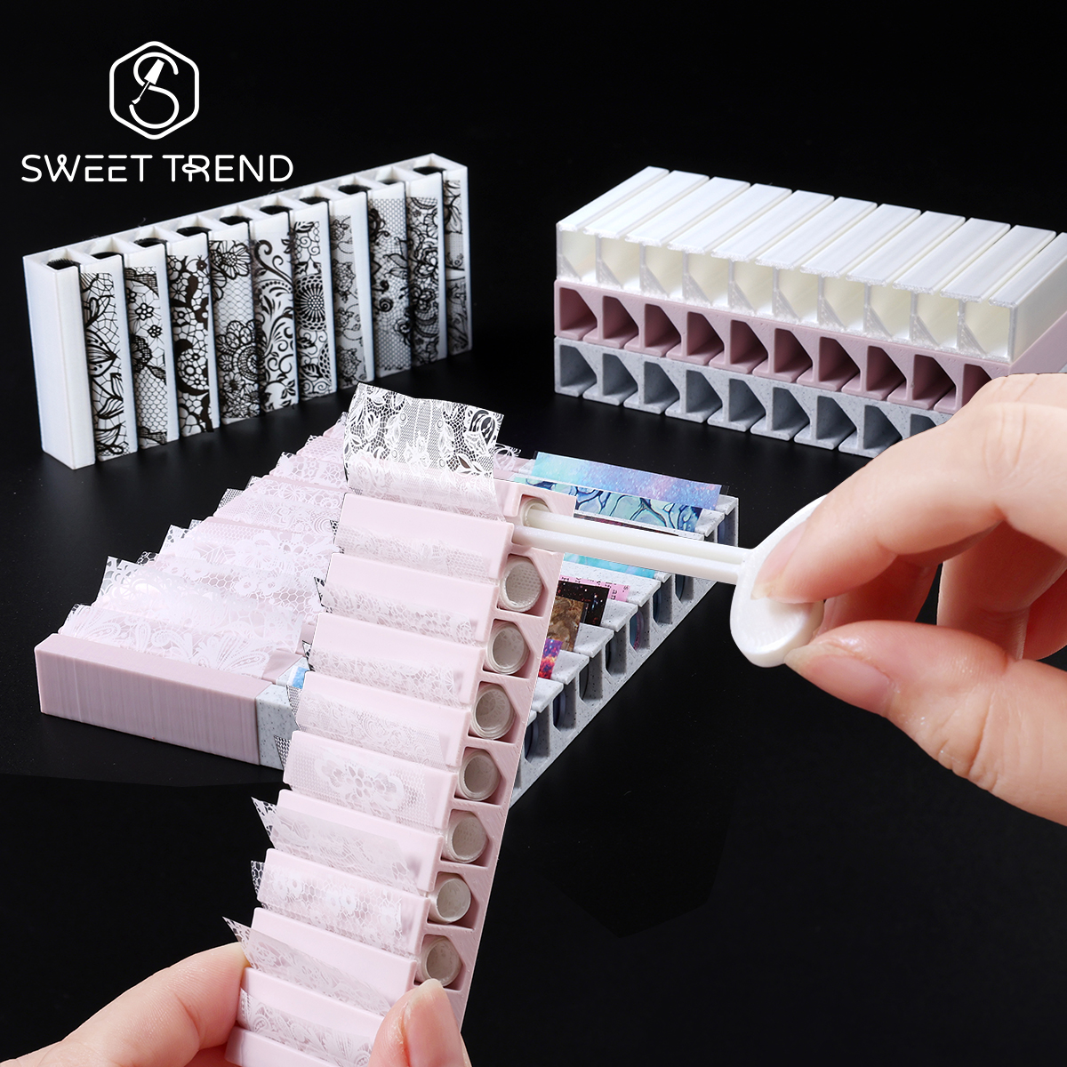 Nail Transfer Foils Storage Bo - Tech Accessories Box 评论和价格
