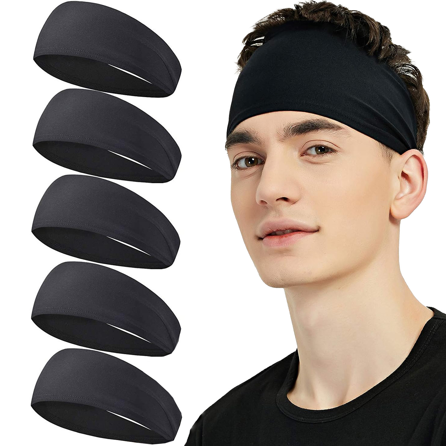 Sweatband for Men Women Elasti - Tech Accessories For Men 评论和价格