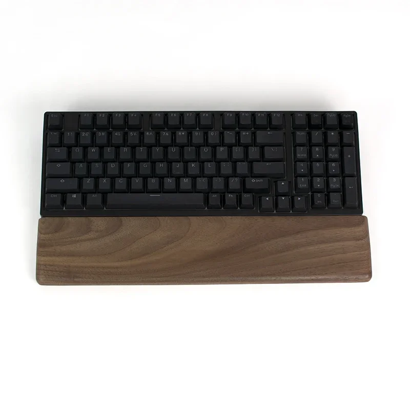 Black Walnut Palm Rest Custom  - Keyboard Wrist Pad Leather 评论和价格