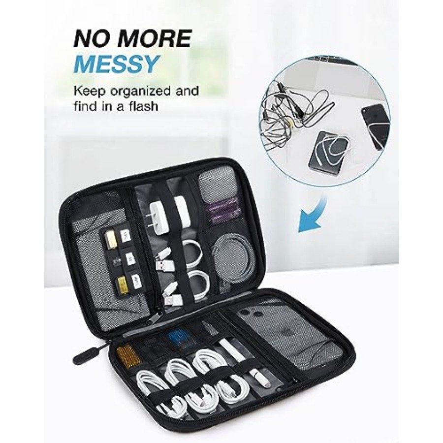 Large Electronics Travel Organ - Tech Accessories Storage 评论和价格