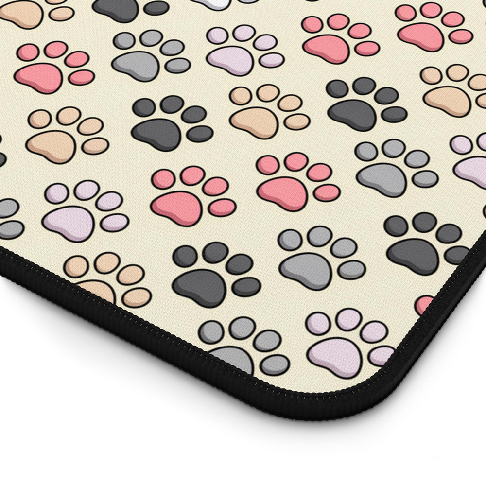 Cute Paw Print Desk Mat Dog Mo - Tech Accessories For Christmas 评论和价格