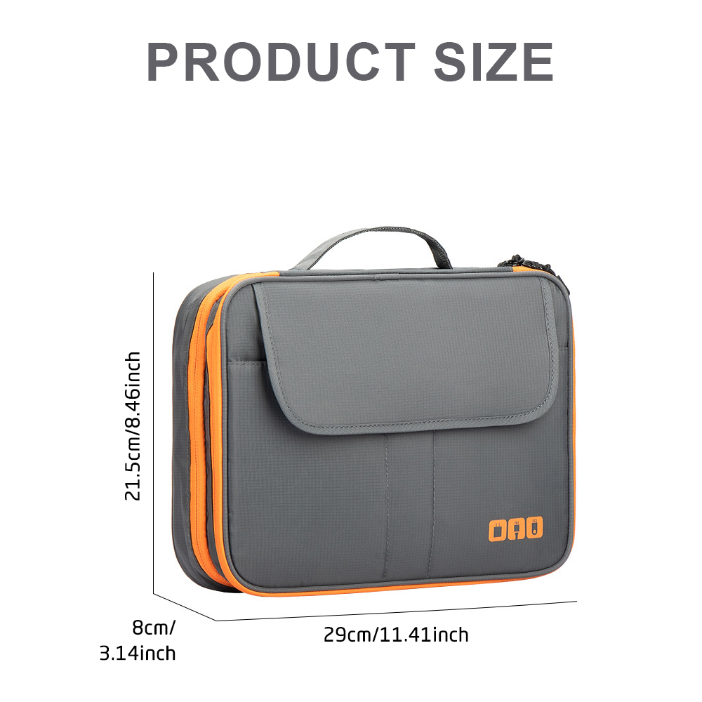 Large Capacity Tech Organizer  - Tech Accessories Storage 评论和价格