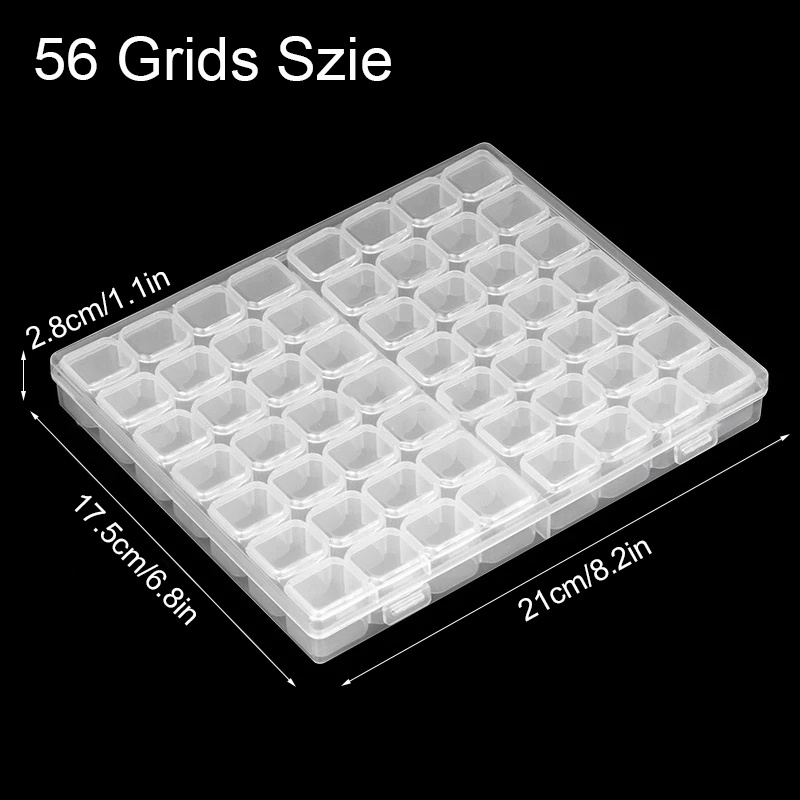 28/56 Grids Plastic Beads Stor - Tech Accessories Box 评论和价格