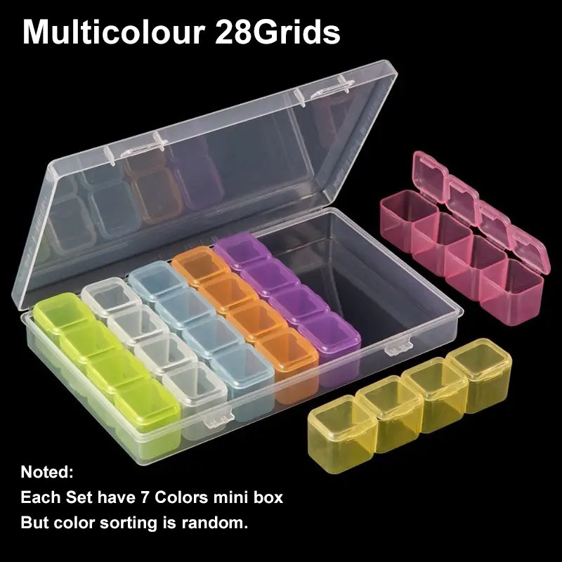 28/56 Grids Plastic Beads Stor - Tech Accessories Box 评论和价格