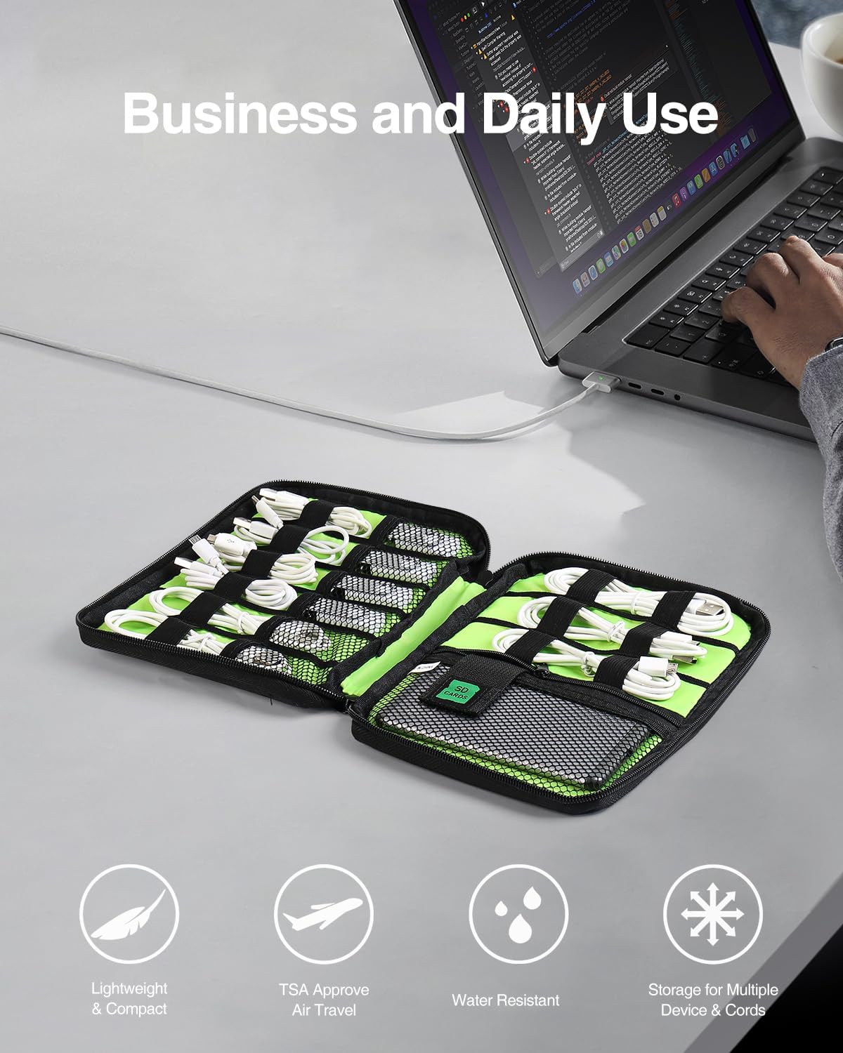 Travel Cable Organizer Bag, Fl - Tech Accessories Storage 评论和价格
