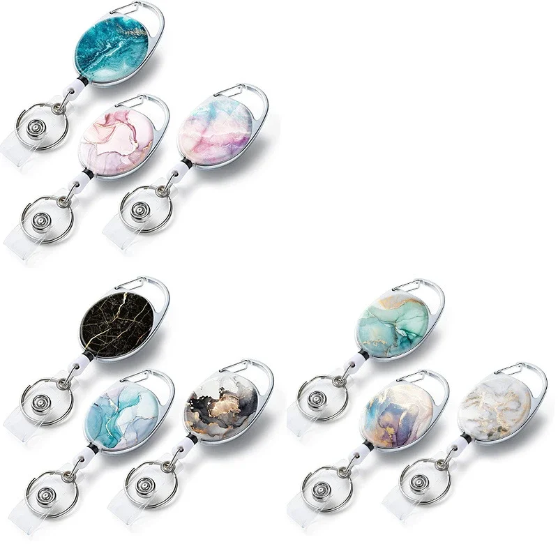1pc Cartoon Marble Style Badge - Xray Tech Accessories 评论和价格