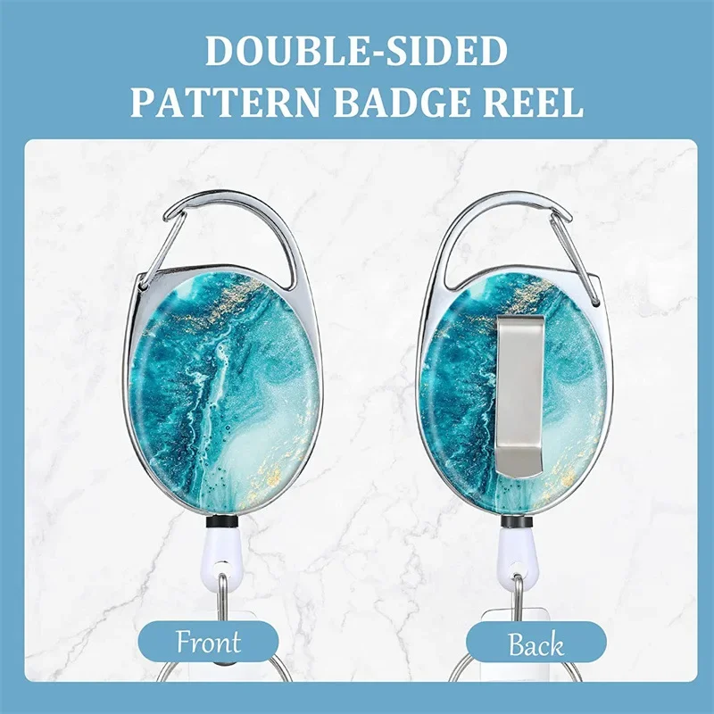 1pc Cartoon Marble Style Badge - Xray Tech Accessories 评论和价格