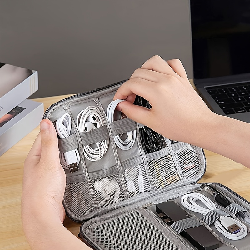 Travel Cable Organizer Case: 1 - Tech Accessories Box 评论和价格