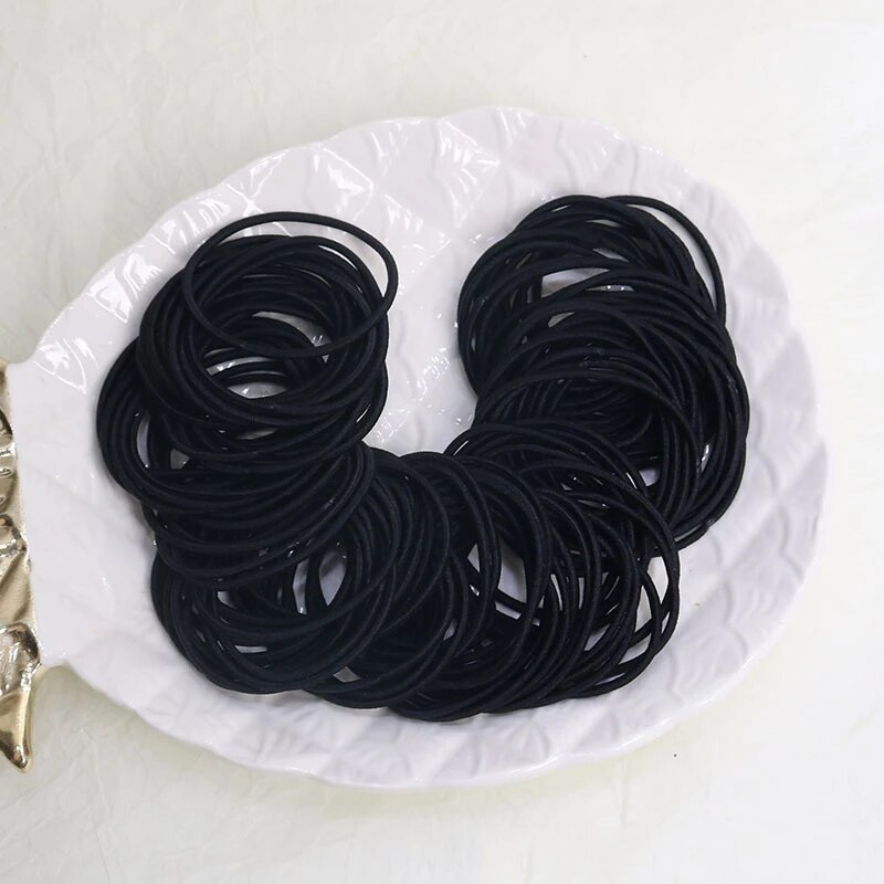 100PCS/Set Hair Ties Elastic R - Tech Accessories For Men 评论和价格