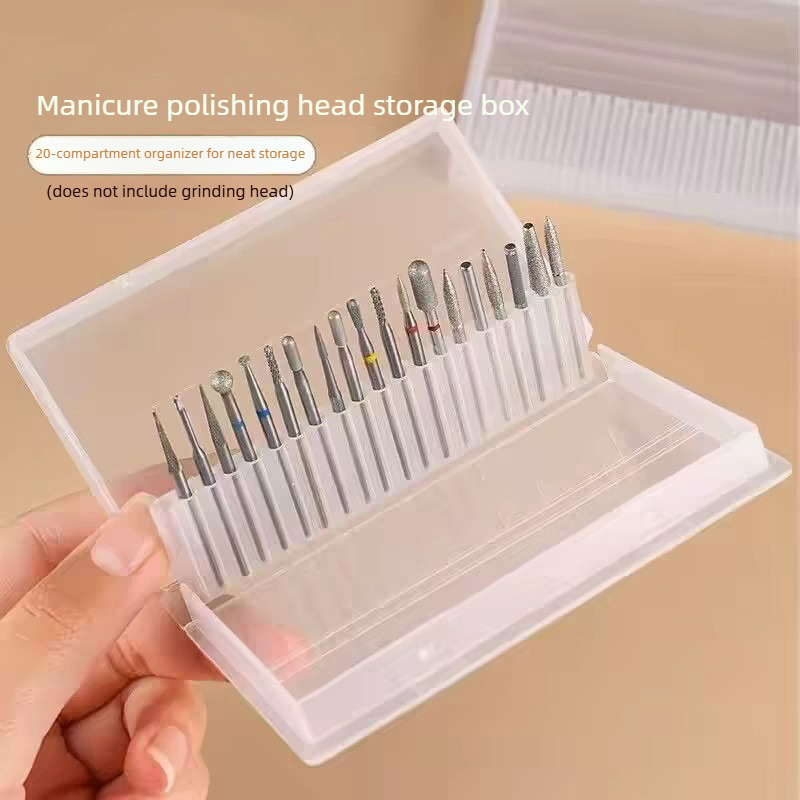 1/2/3PCS 20 Slots Clear Nail D - Tech Accessories Box 评论和价格