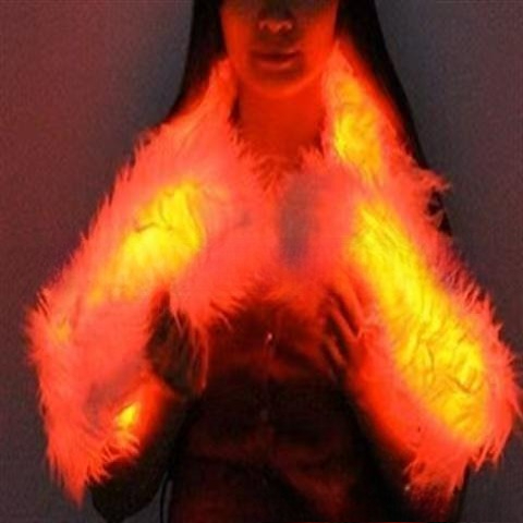 Glow The Dark LED Scarf Fluffy - Tech Accessories For Christmas 评论和价格