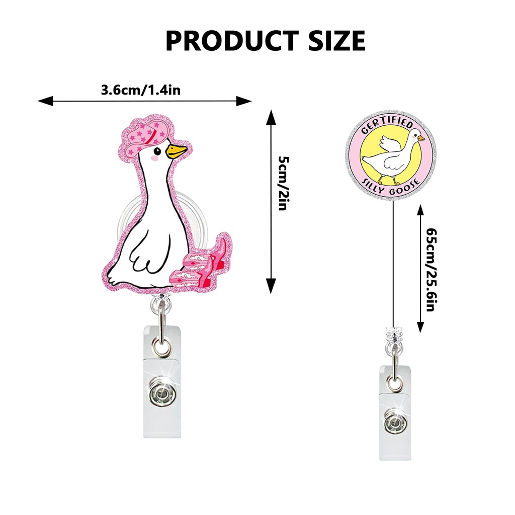 Retractable Acrylic ID Badge R - Xray Tech Accessories 评论和价格