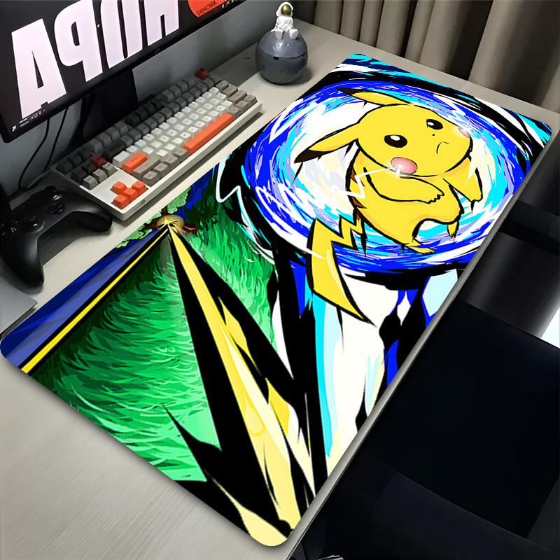 Mouse Pad P-pokemon Pikachu Co - Tech Accessories For Desk 评论和价格