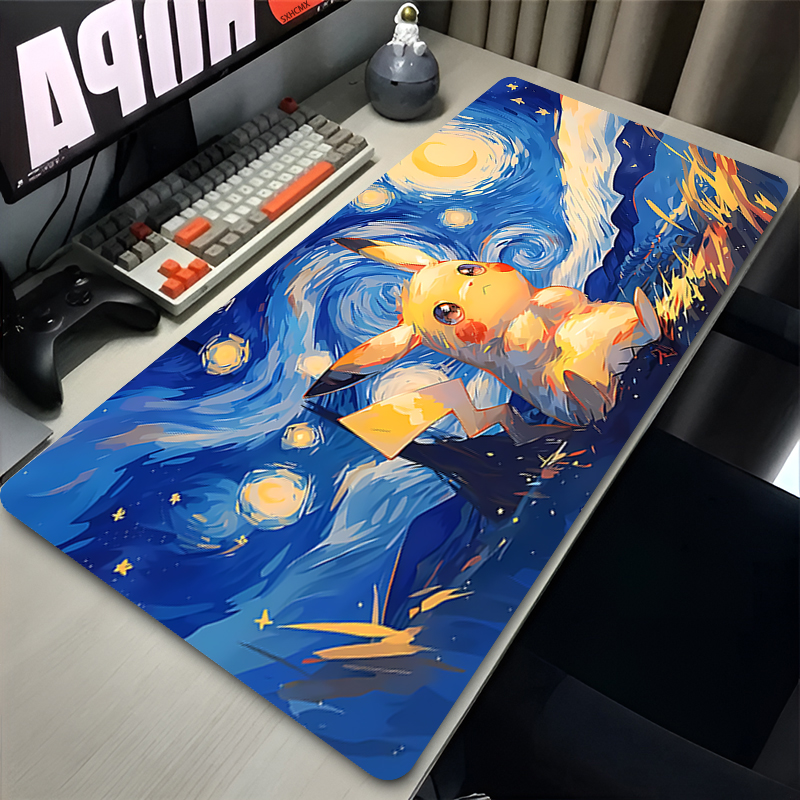 Mouse Pad P-pokemon Pikachu Co - Tech Accessories For Desk 评论和价格