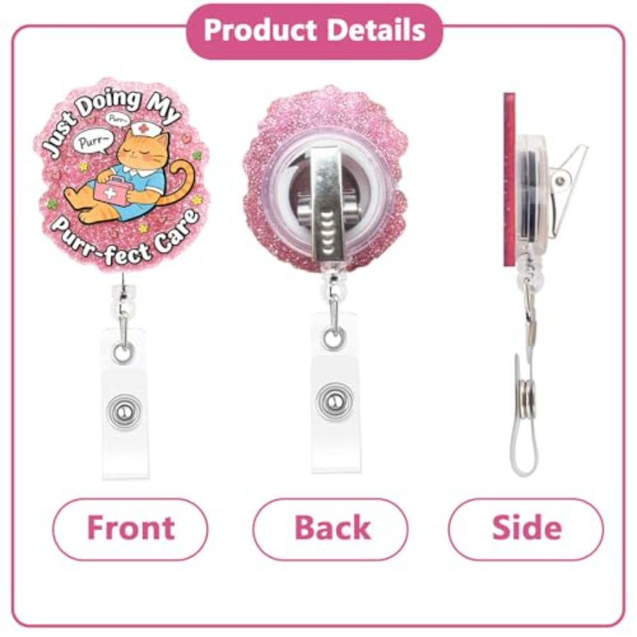 Nurse Badge Reel Retractable,  - Tech Accessories For Students 评论和价格