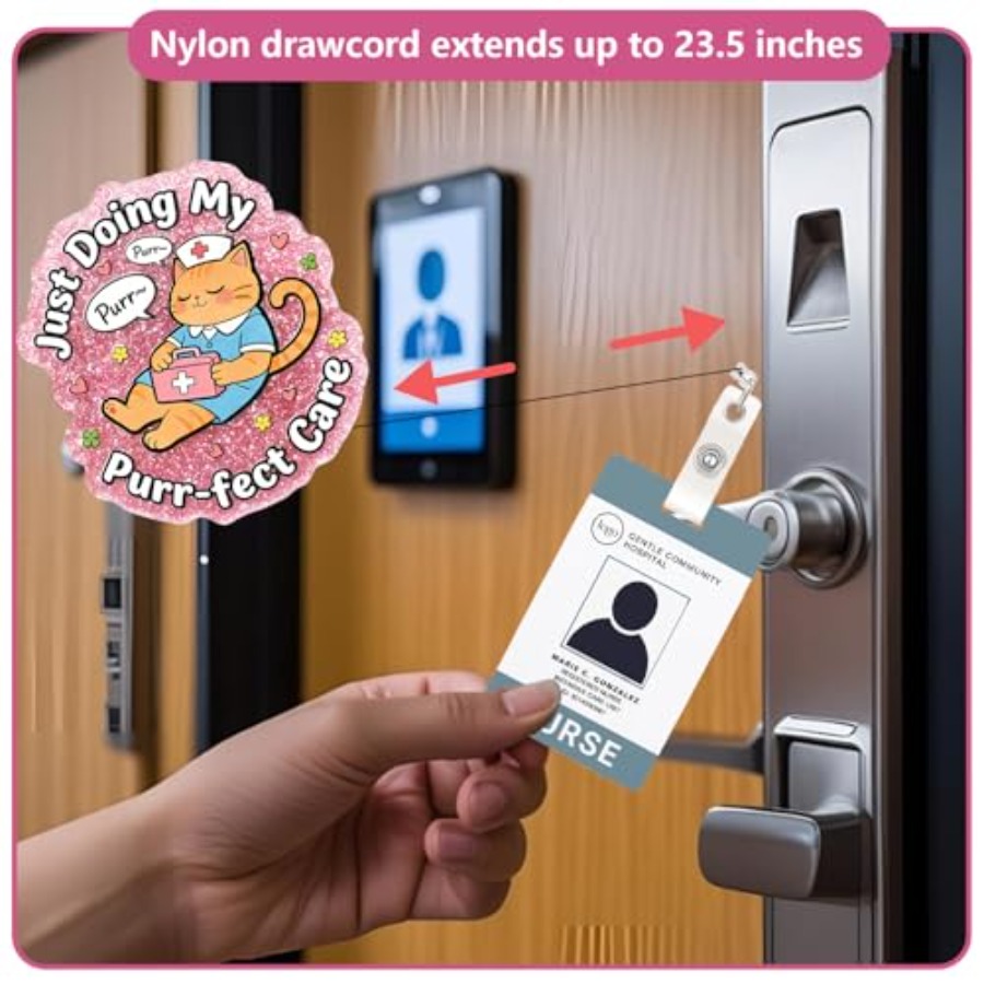 Nurse Badge Reel Retractable,  - Tech Accessories For Students 评论和价格